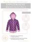 Preview: Papierschnittmuster - Kapuzenjacke No. 5 - Kinder- Lillesol & Pelle